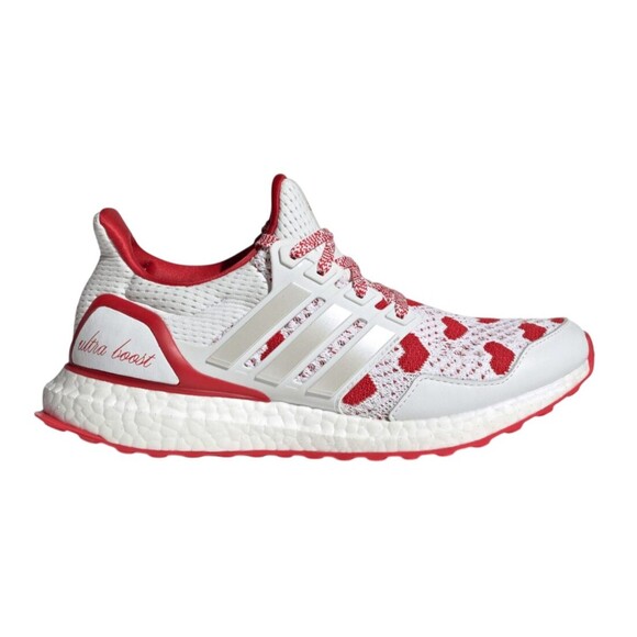 adidas UltraBoost 1.0 Size 7.5 Women Running Shoes White Red Metallic JR5845 NEW - Picture 1 of 9